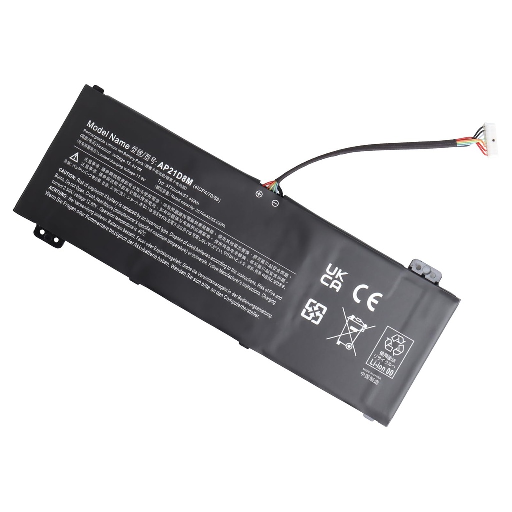 WoskjXas AP21D8M Battery Compatible with Acer Nitro 5 AN515-46 AN515-47 AN515-58 AN515-58-5
