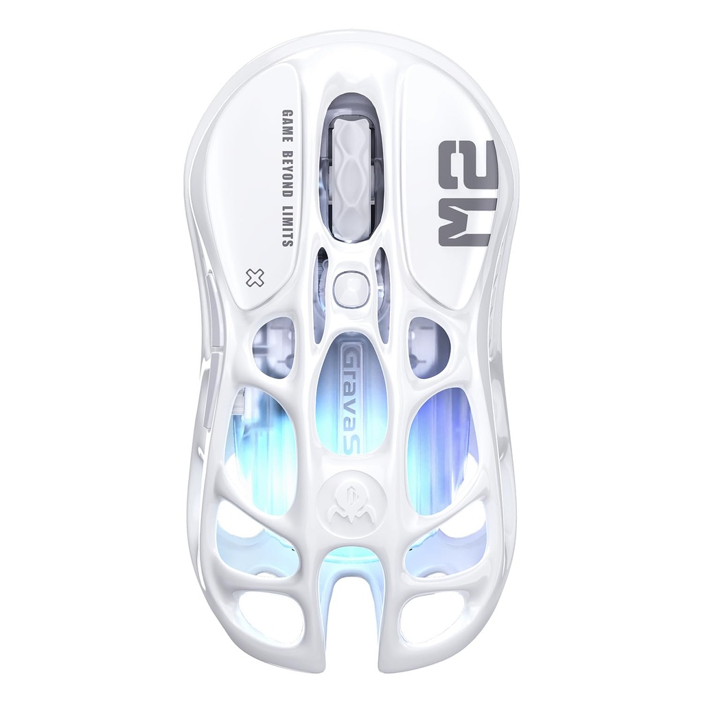 GravaStar Mercury M2 Wireless Gaming Mouse with 26,000 DPI, PAW3395DM Sensor -79g Lightweig