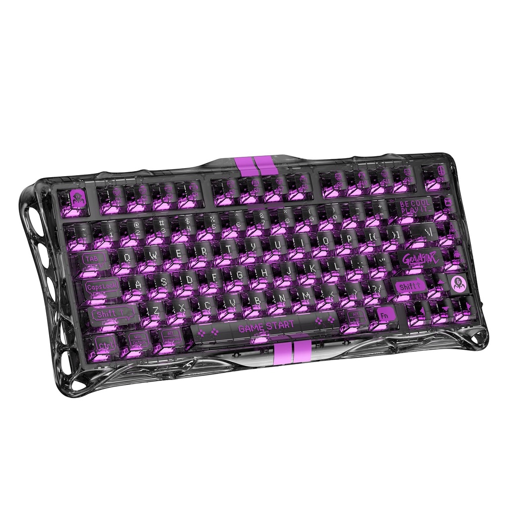 GravaStar Mercury V75 Series Hall Effect Gaming Keyboard with Only Wired, 75% Layout Gaming