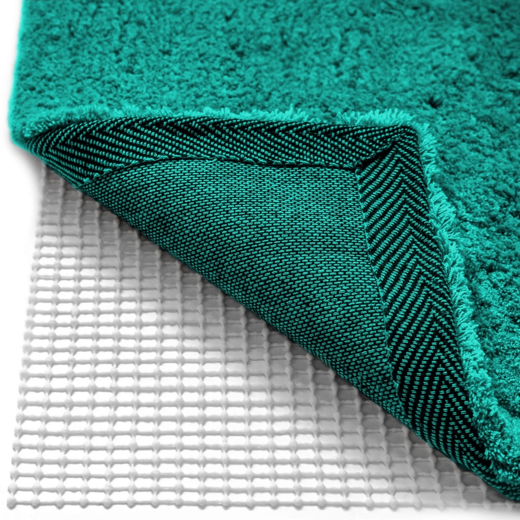 Purovi Rug Gripper Anti Slip Mat - Carpet Underlay, 3mm High Non-Slip Grippers for Rugs, Co