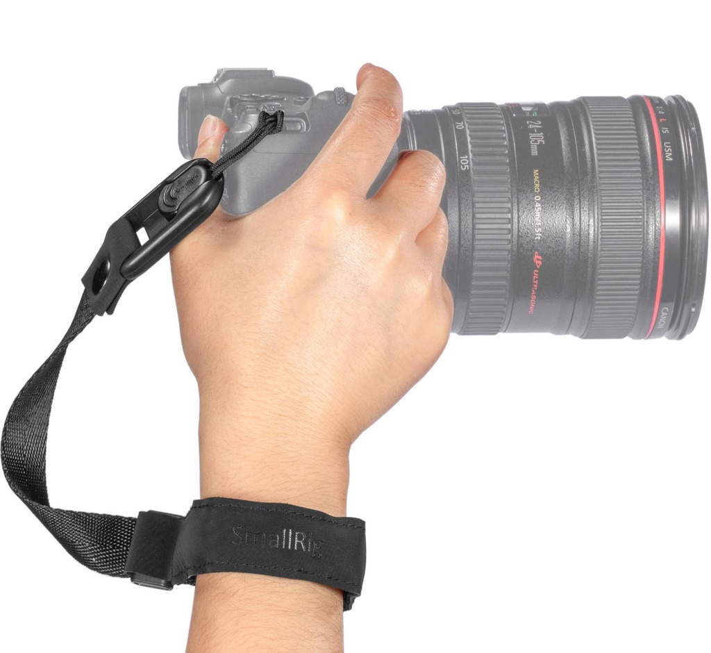 SMALLRIG Universal Camera Wrist Strap with 2 Quick Release Clips for DSLR/SLR Sony Canon Ni