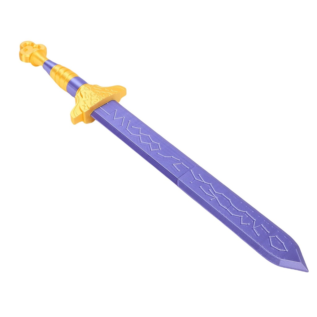 Yanmis 3D Printing Sword Toy, Role Playing Sword PLA Cosplay Prop with Exquisite Details an
