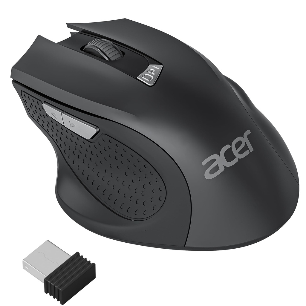 Acer Wireless Mouse for Laptop, Computer Mouse Cordless with 2.4GHz USB Receiver, 3 Adjusta
