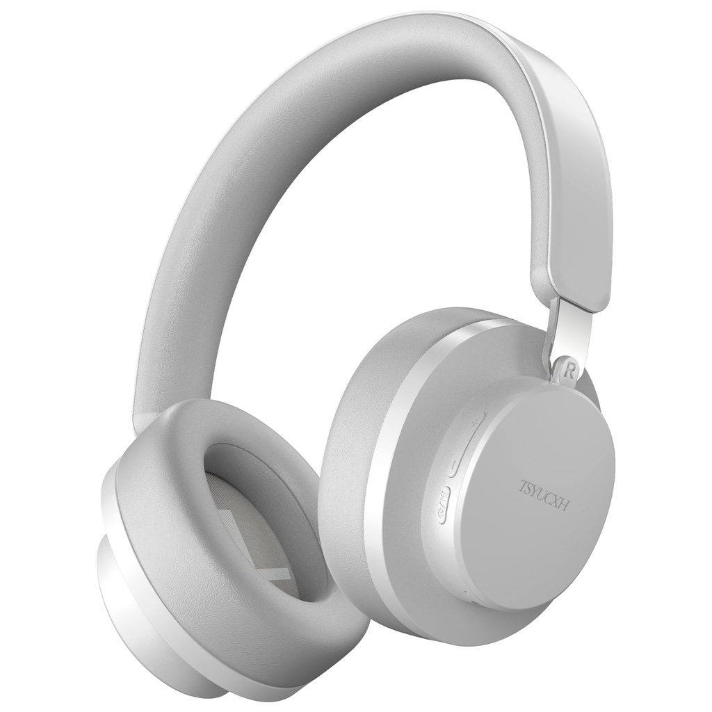 TSYUCXH Noise Cancelling Headphones Wireless Bluetooth, Over Ear Headphones Bluetooth