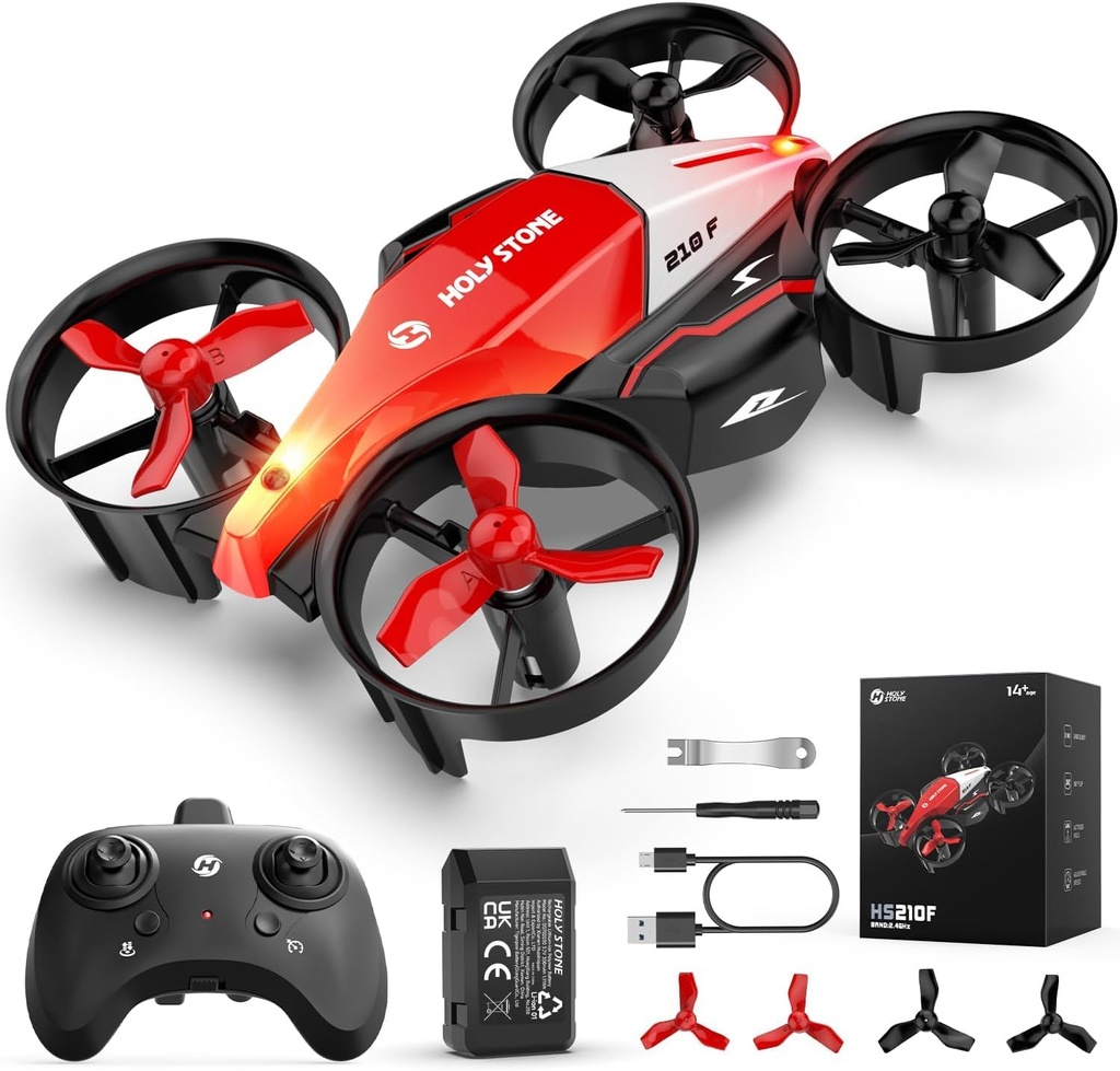 Holy Stone HS210F Mini Nano RC Drone for Kids Gift Portable Pocket Quadcopter with Altitude