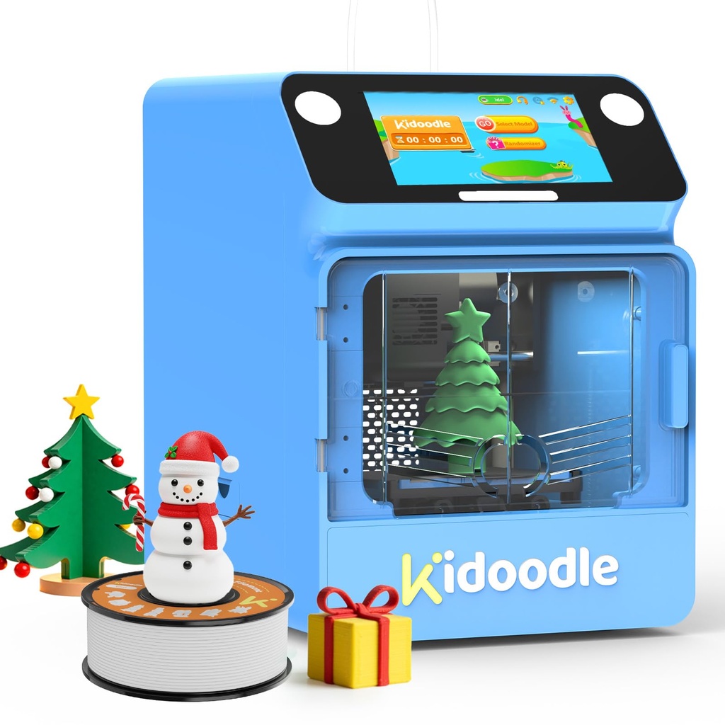 Kidoodle 3D Printer for Kids - Mini 3D Printers, Huge Toy Library Weekly Update, Wi-Fi & App Control