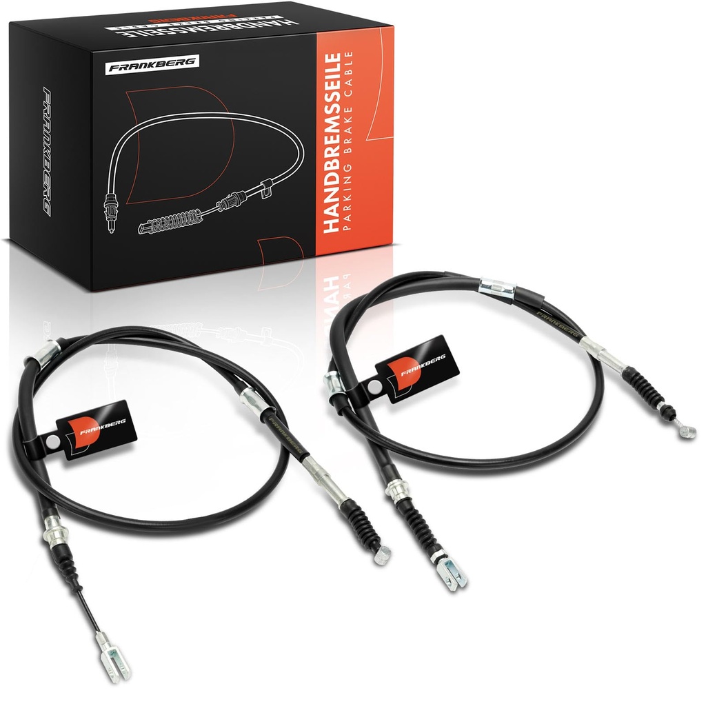 Frankberg 2x Handbrake Cable Rear Left Right Compatible with C.o.r.o.l.l.a Compact E11 1997