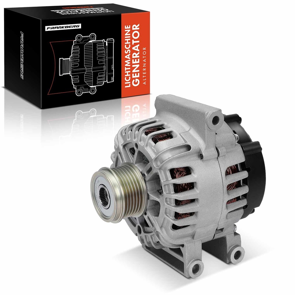 Frankberg Alternator 2-Pin Petrol Compatible with Aveo Hatchback T300 2011-2015 Astra J P10