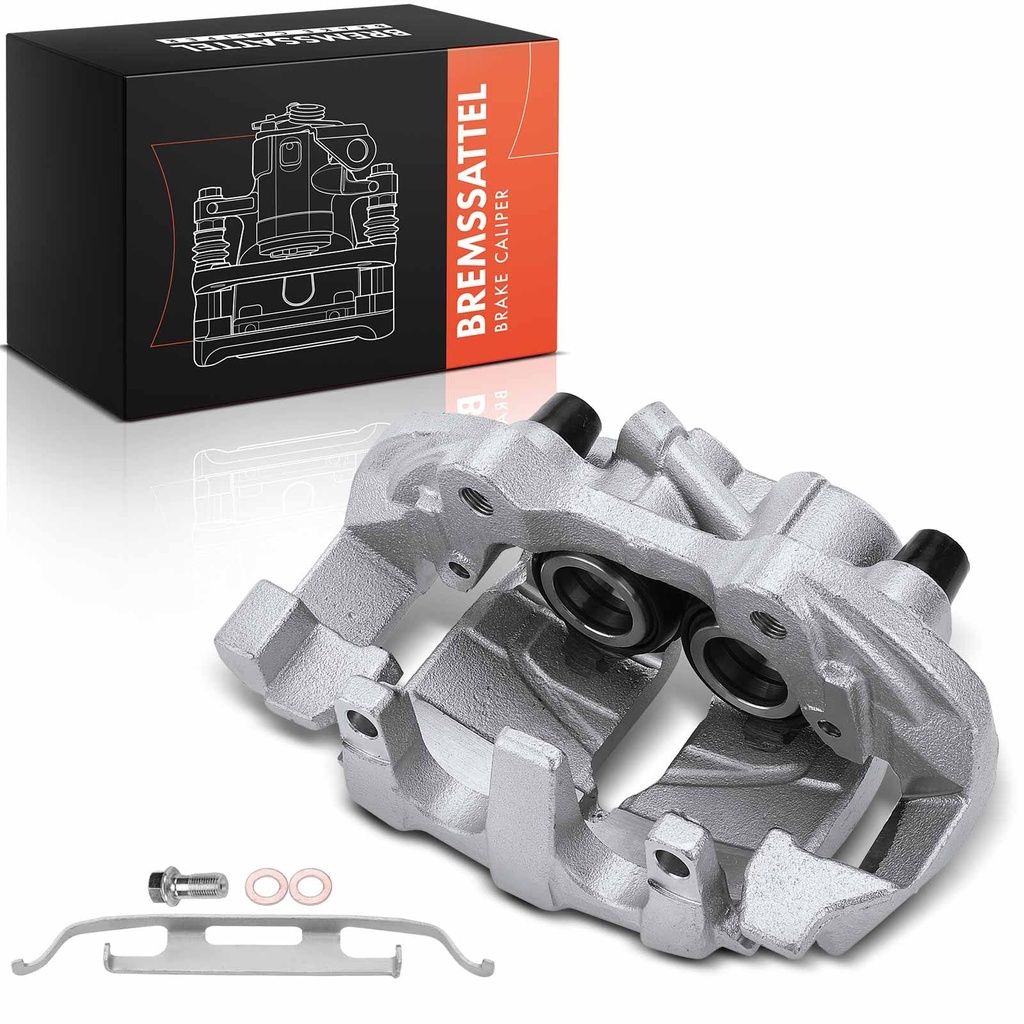Frankberg Brake Caliper Disc Brake Front Right with Bracket (hole spacing 110mm) Compatible