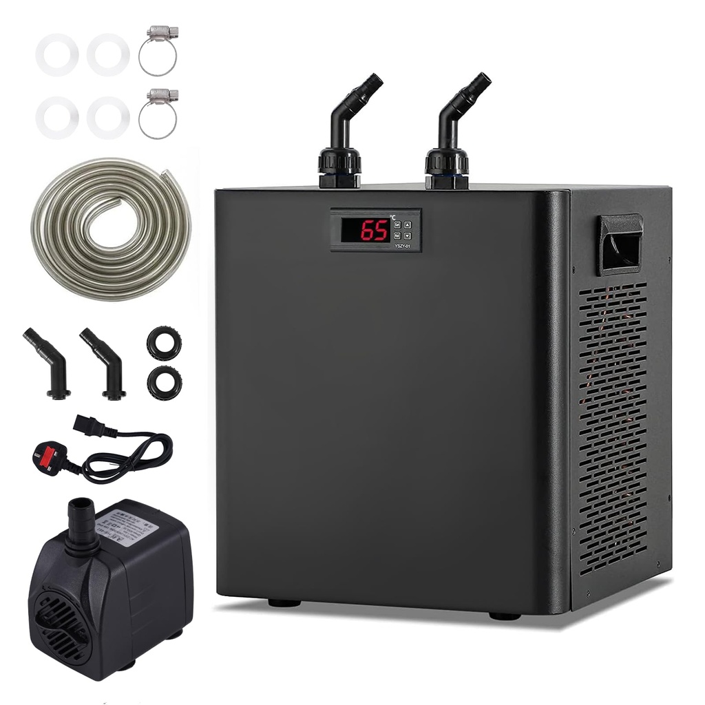 BAOSHISHAN Aquarium Chiller Water Cooler 300L Chiller Bounus Pump Kit Fish Tank Chiller Sea