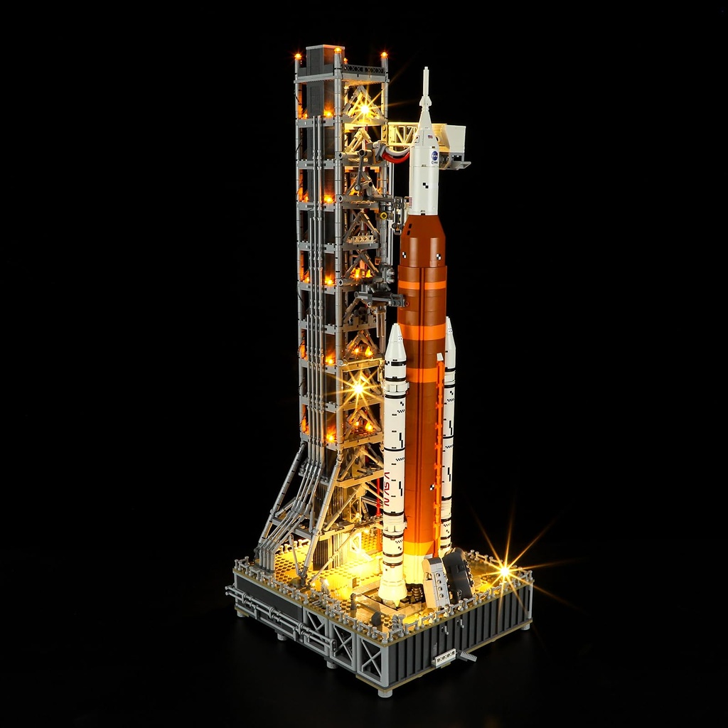 BRIKSMAX Led Lighting Kit for Lego-10341 NASA Artemis Space Launch System- Compatible with L