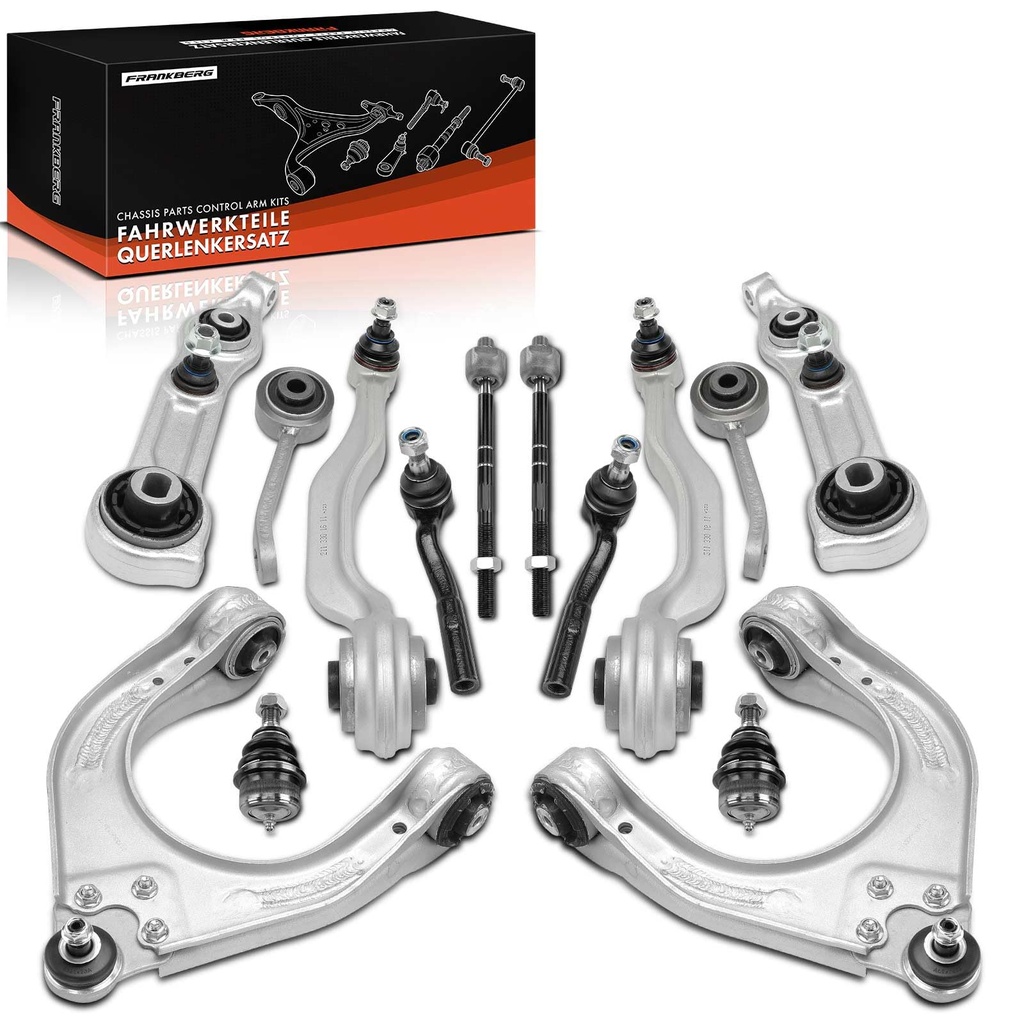 Frankberg 14x Control Arm Kit Front Axle Upper Rear Compatible with CLS 3.0L-5.4L 2004-2010