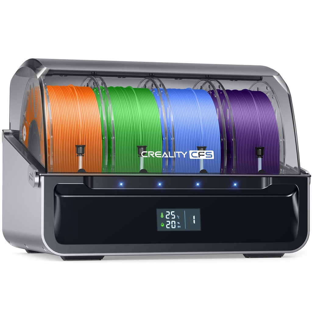 Creality CFS, Multicolor Auto Filament System for K2 Plus 3D Printer, Automatic Identification