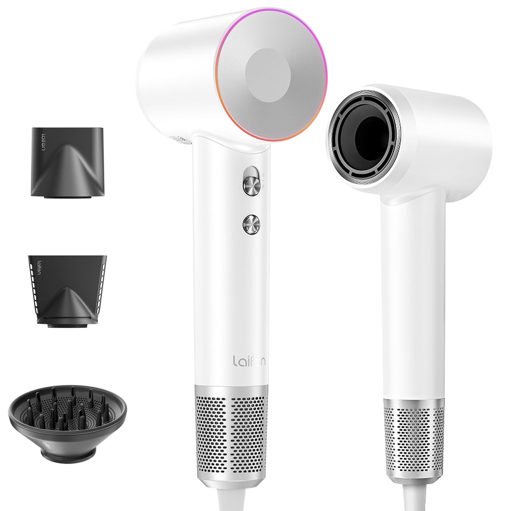 Laifen Swift Special Hair Dryer, High Speed 200M Ionic Blow Dryer with 110, 000 RPM Brushless