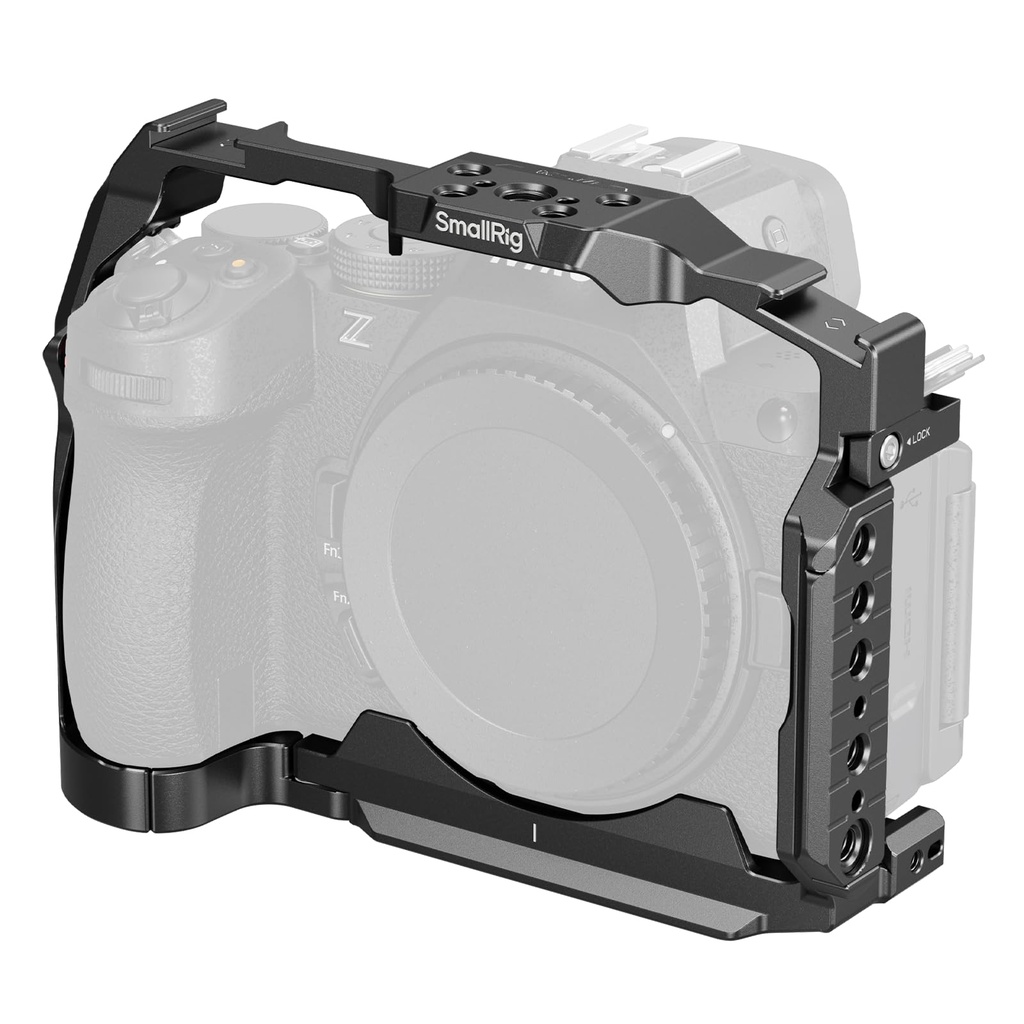 SMALLRIG Cage for Nikon Z5 II, Z5, Z6, Z6II, Z7, Z7II, Aluminum Alloy Camera Cage with Cold