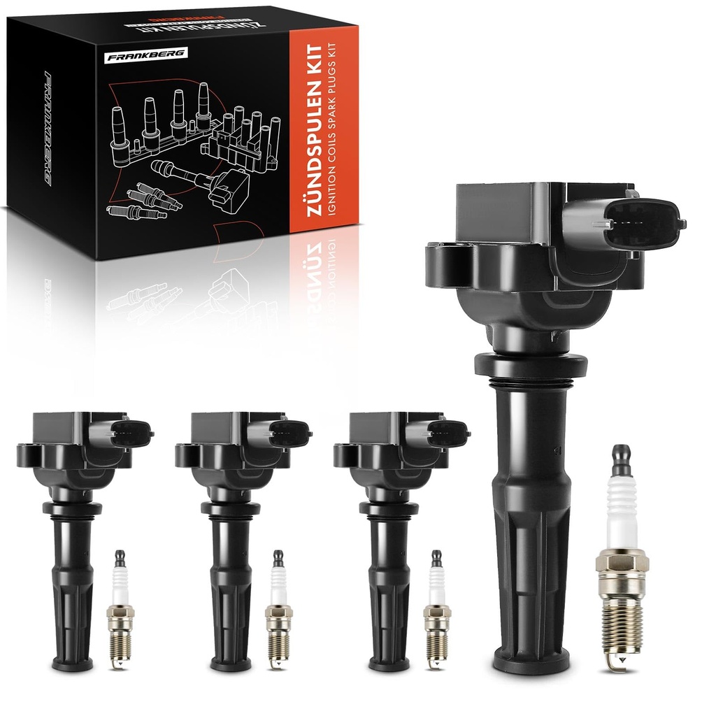 Frankberg 8x Ignition Coil Set Compatible with Mondeo III B5Y 1.8L 2003-2007 Mondeo III Sal