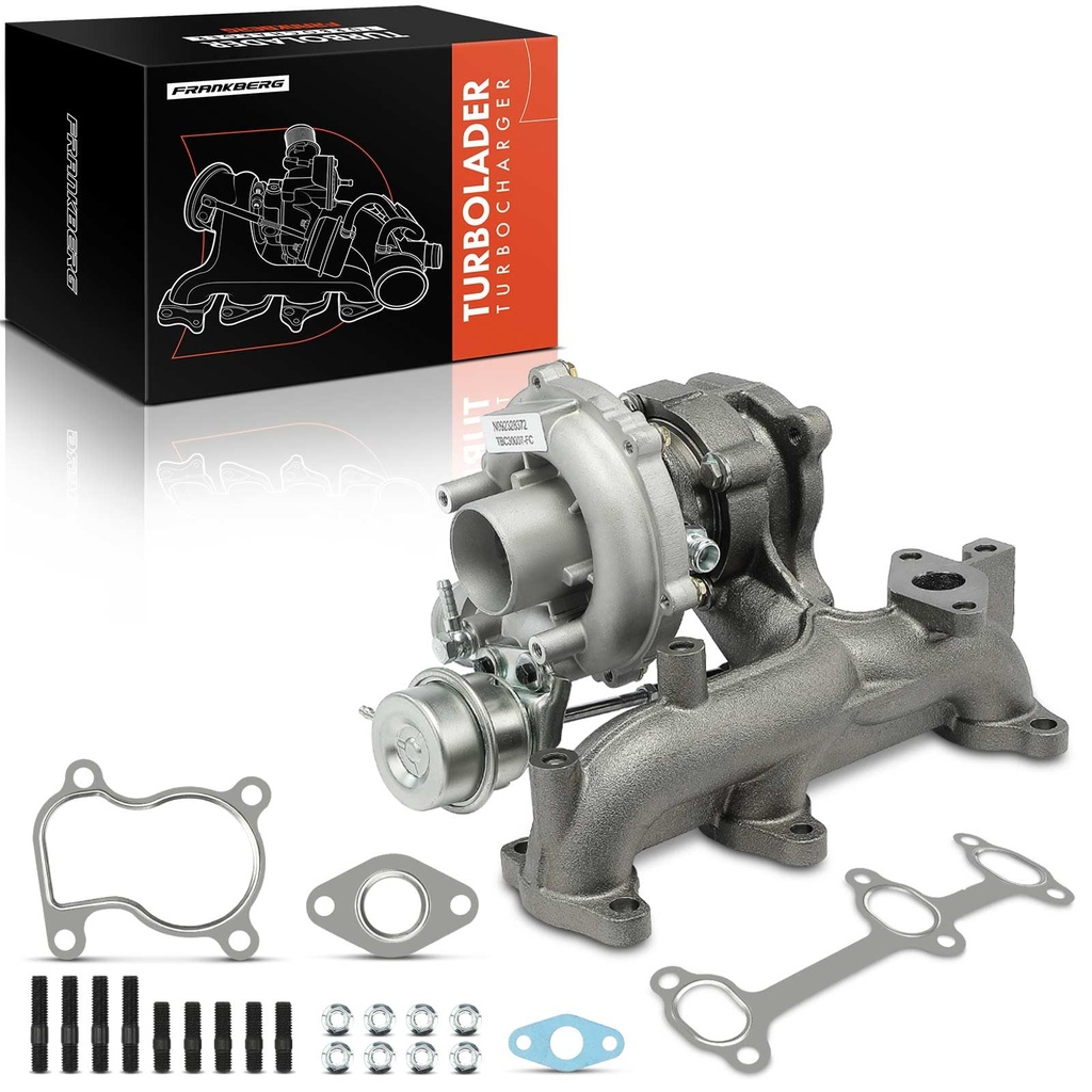 Frankberg 1x Turbocharger Diesel Compatible with A2 8Z0 1.4L 2000-2005 Cordoba 6L2 1.4L 200