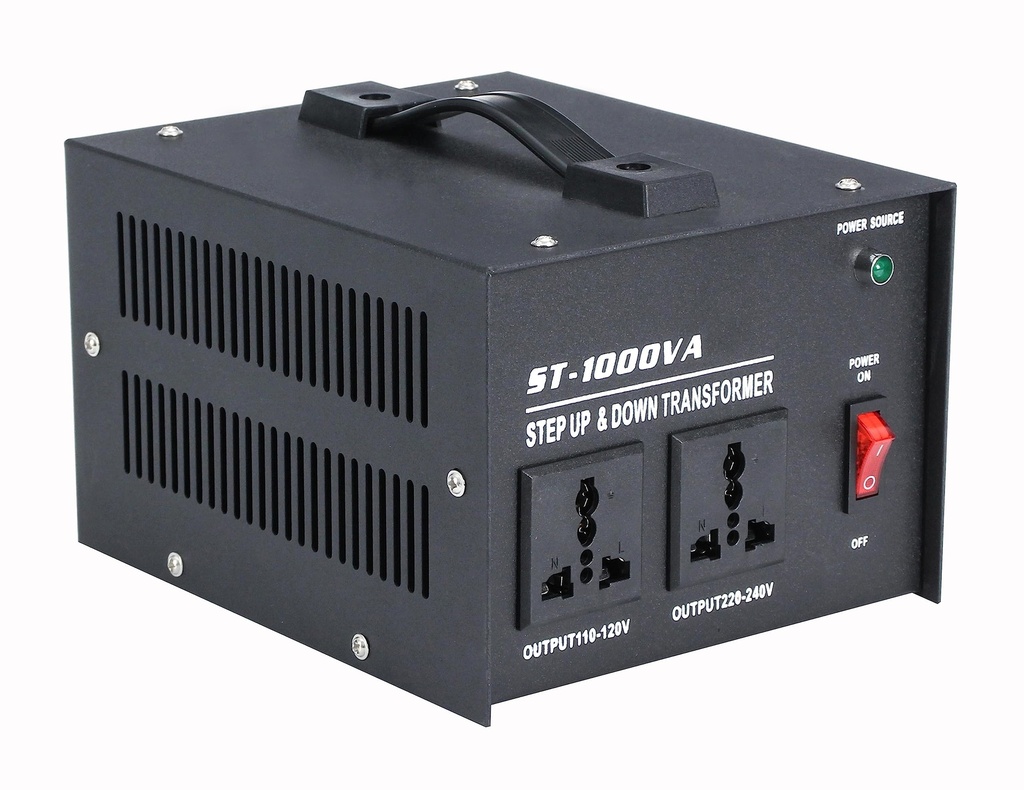 tonchean 1000W Voltage Converter UK to US & US to UK Toroidal Core Step Up & Down Voltage T