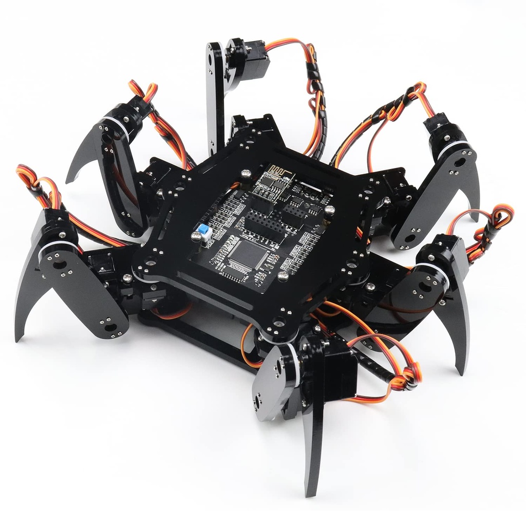 Freenove Hexapod Robot Kit (Compatible with Arduino IDE), Walking Crawling Twisting, App Re