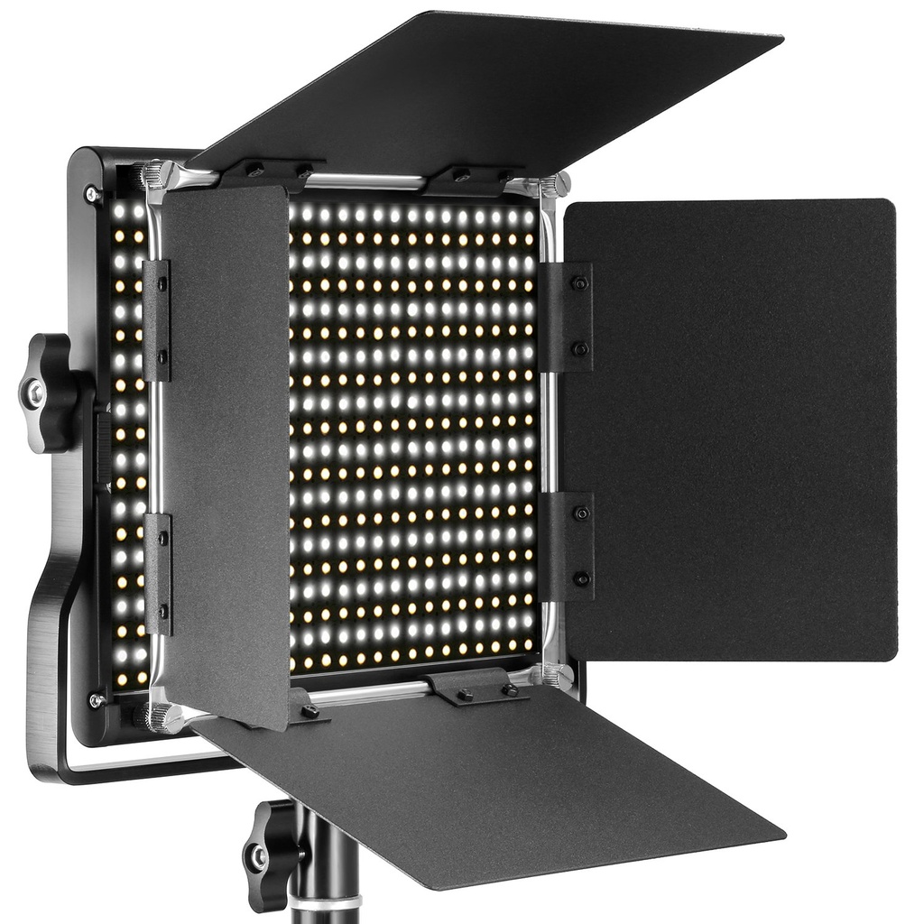 NEEWER Professional Metal Bi-color LED Video Light for Studio, YouTube, Product Photography