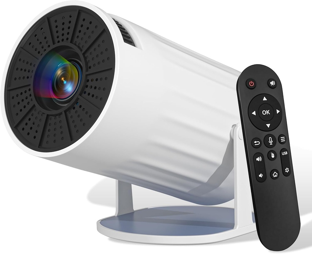 Mini Projector,Portable Home Theater Projector Built-in Apps 4K 1080P Support,Upgraded 2000