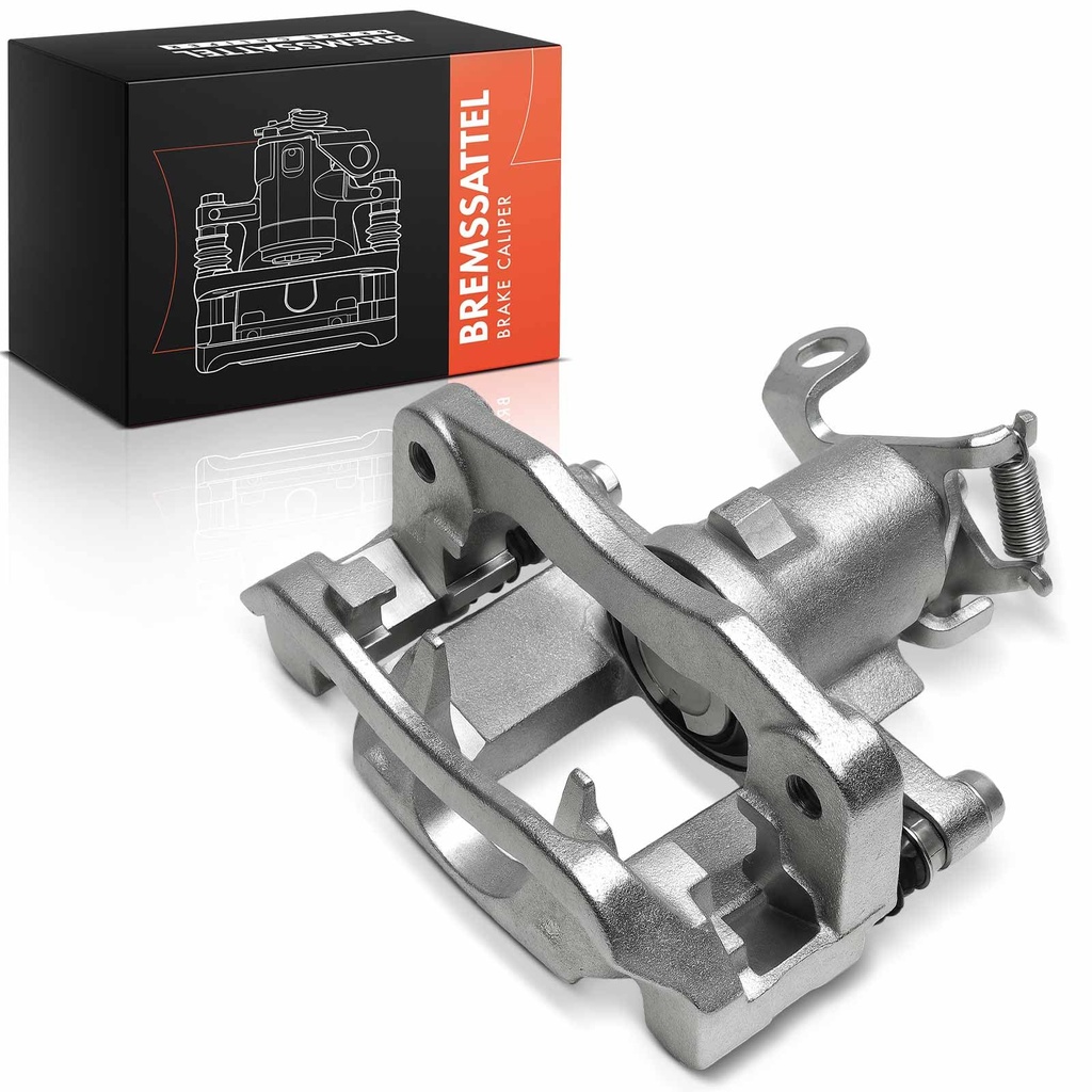 Frankberg Brake Caliper Disc Brake Rear Right with Bracket (hole spacing 140mm) Compatible