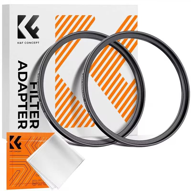 K&F CONCEPT 58mm-82mm Metal Step Up Ring