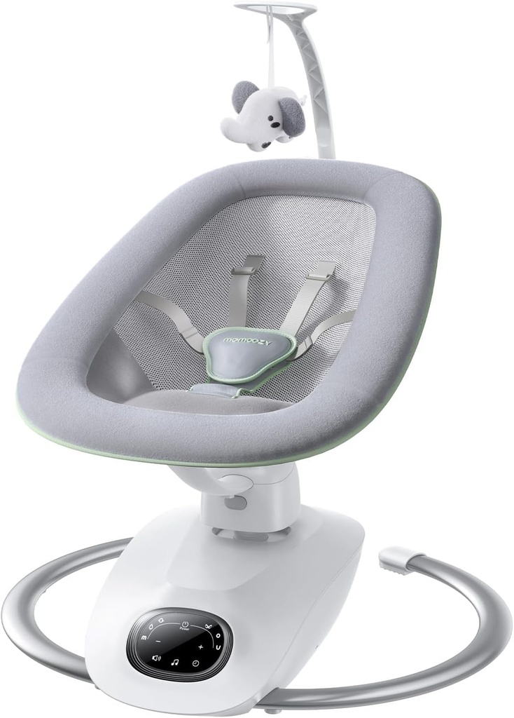 Momcozy CocoSway Baby Swing for Infant to Toddler with 6 Motions & 4 Speeds
