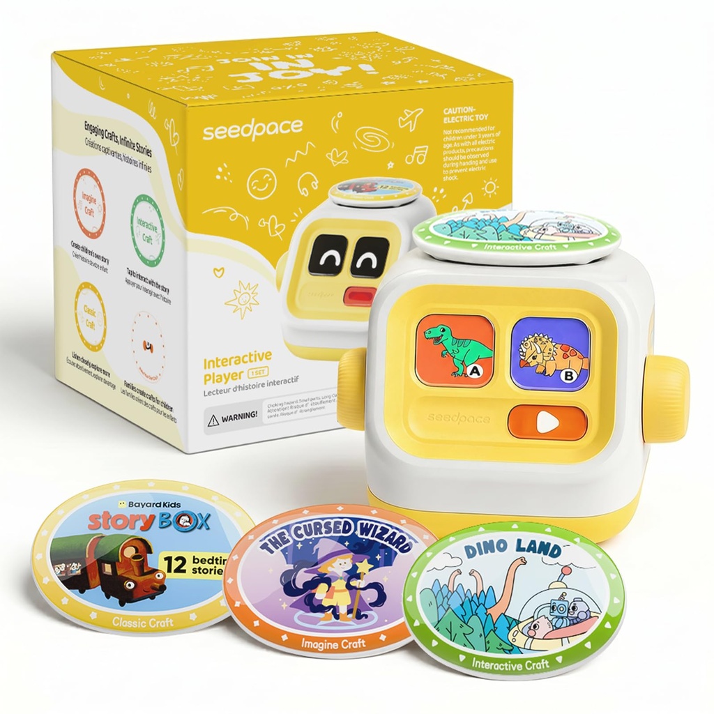 Screen-Free Interactive Story Creator, Speech Development Toy for Toddlers & Kids 3-8, Road