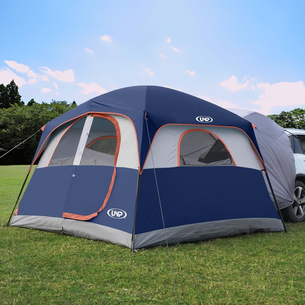 UNP SUV Tent for Camping, 6-Person Car Camping Tents, SUV Tailgate Tent for Outdoor, Easy S
