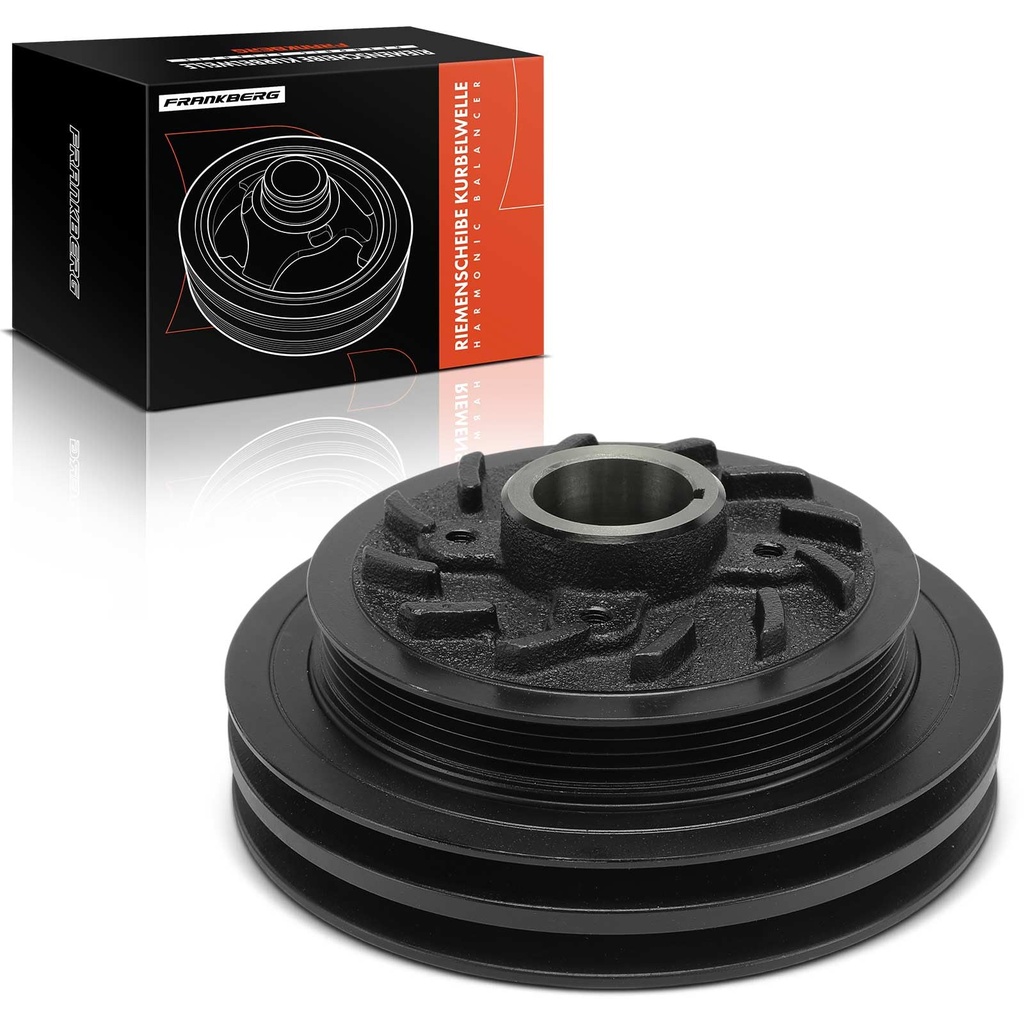 Frankberg Pulley Crankshaft Compatible with H-1 Box A1 2.5L 2000-2007 H-1 Platform/Chassis