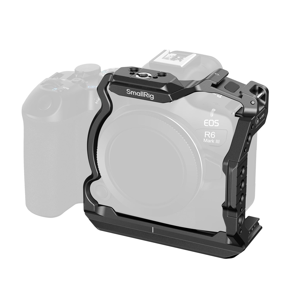 SMALLRIG R6 Mark III Half Cage for Canon R6 Mark II / R5 Mark II, HawkLock Quick Release Pl