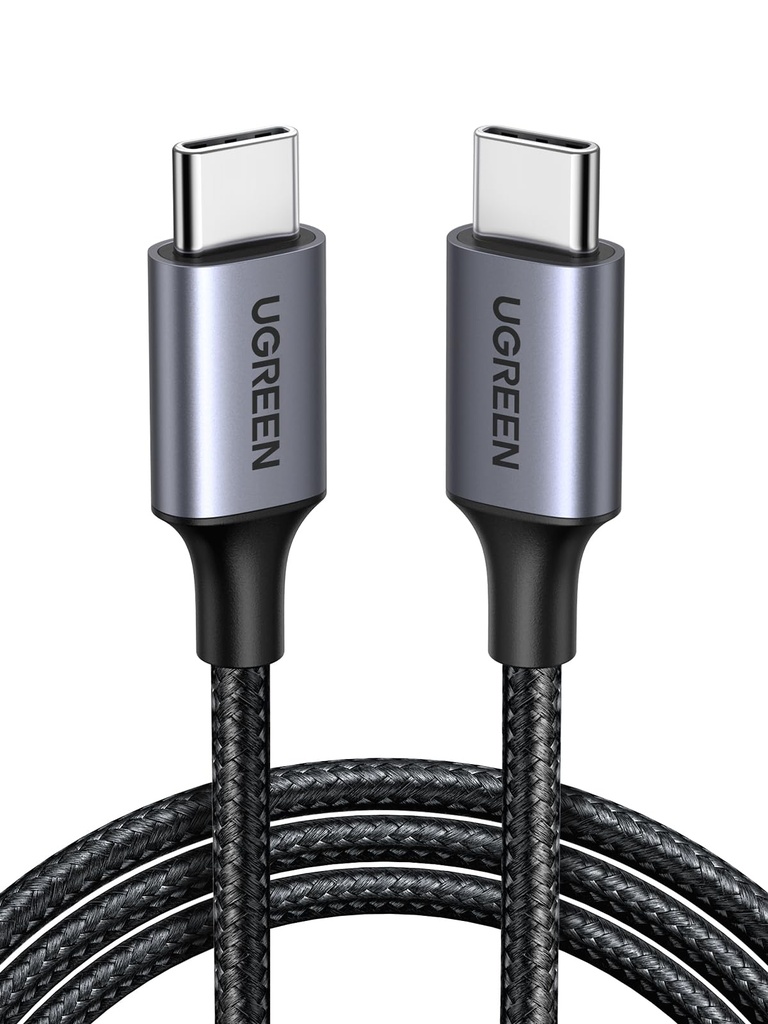 UGREEN 60W USB C to USB-C Charger Cable, Nylon Braided, 1M