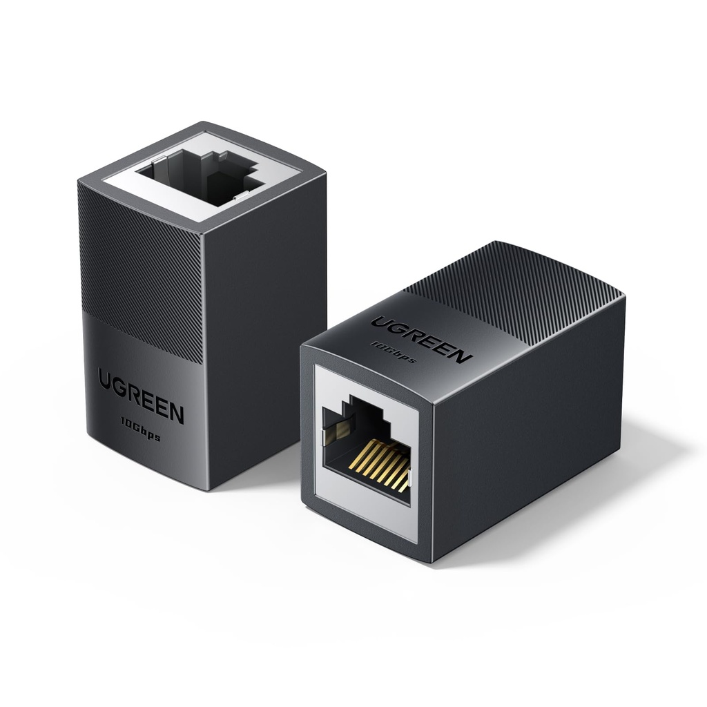 UGREEN RJ45 Coupler 2 Pack, 10Gbps PoE Shielded Adapter