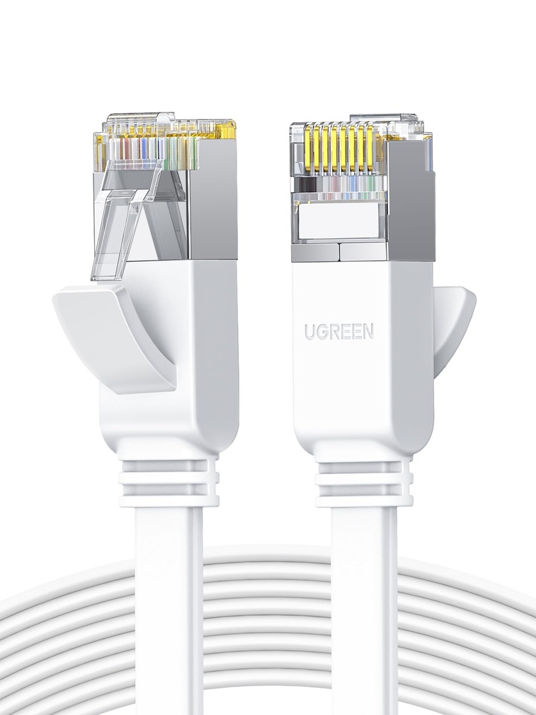 UGREEN Cat 6 Ethernet Cable 5M, Flat 1Gbps Pure Copper RJ45