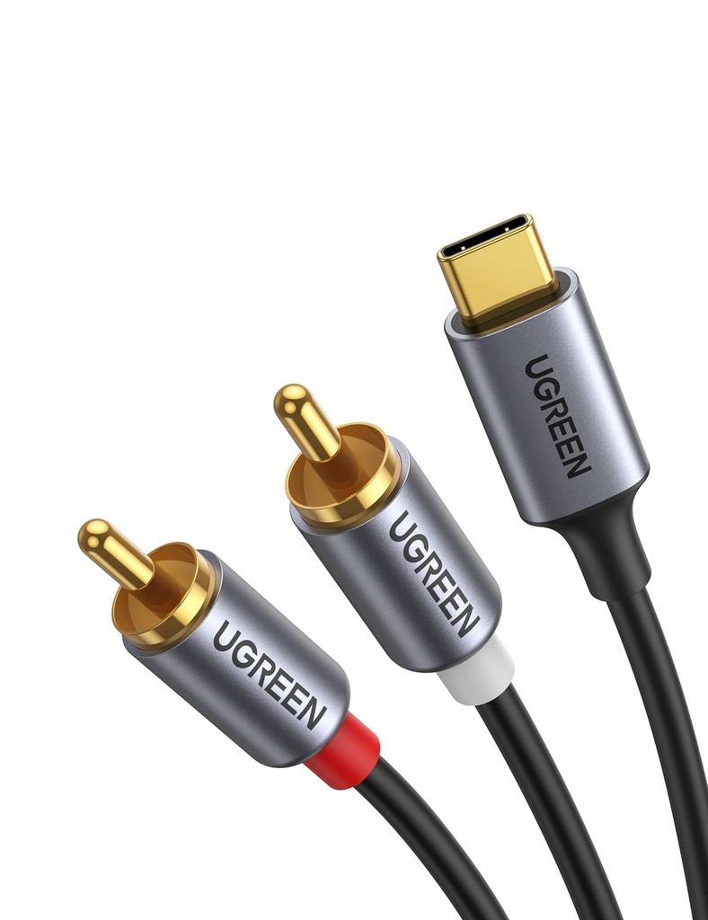 UGREEN USB C to RCA Cable 1.5M Type C Phono Red White Audio DAC Lead