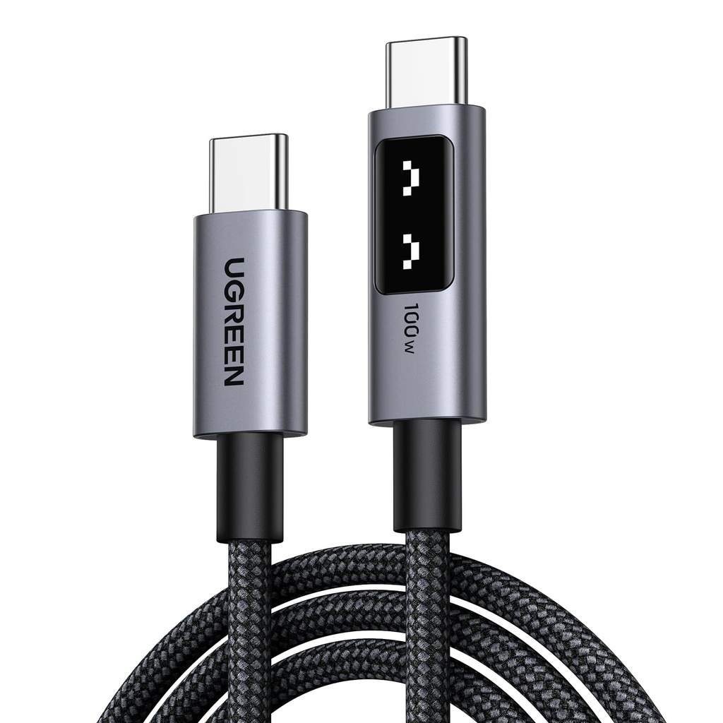 UGREEN Uno 100W USB C to USB C Charger Cable Fast Charging 5A Grey 3M