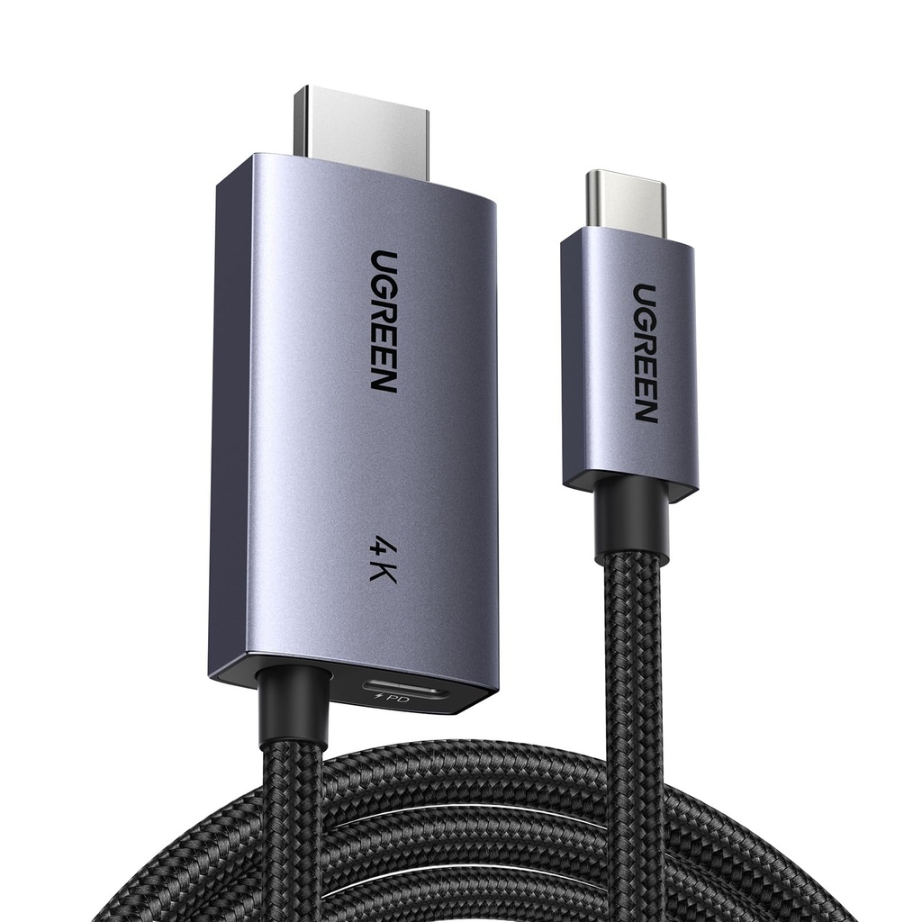 UGREEN USB C to HDMI Cable 100W PD Charger 4K@60Hz HDR Thunderbolt 5/4/3,2M
