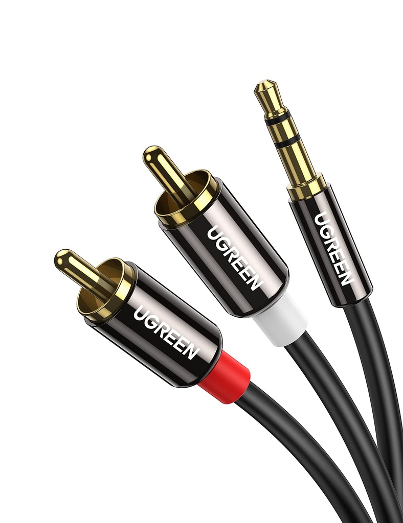 UGREEN RCA to 3.5mm Cable Stereo Phono to 3.5mm Mini Jack Audio Lead 3M