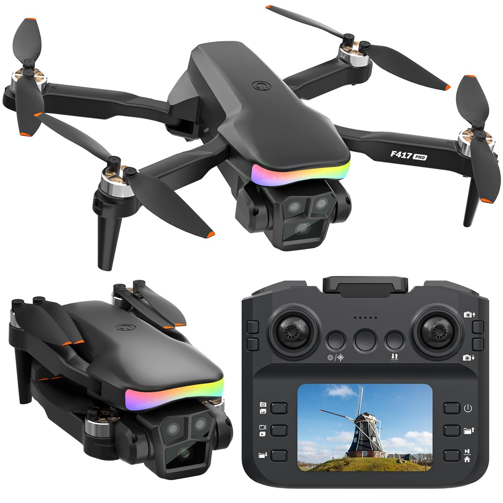 F417PRO Drone with 1080P Camera for Adults Kids, Screen Drones for Beginner