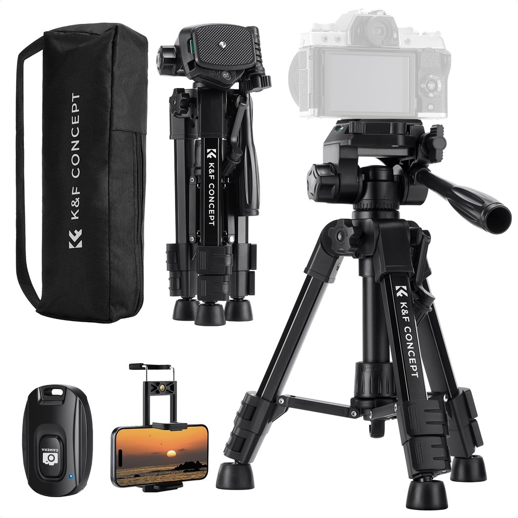K&F CONCEPT Mini Desktop Tripod, 24.8'' Camera Tripod Tabletop