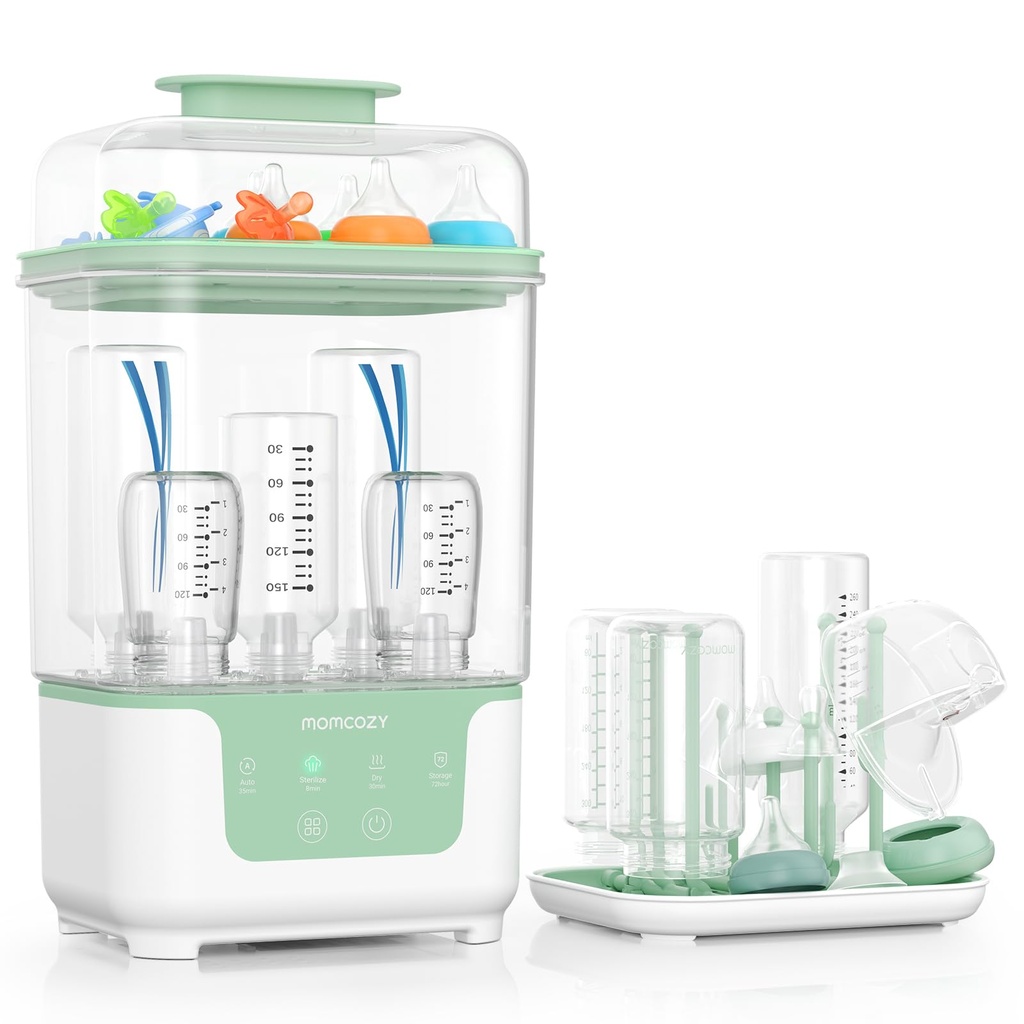 Momcozy Bottle Steriliser and Dryer, Modular Nesting Space Saving Design