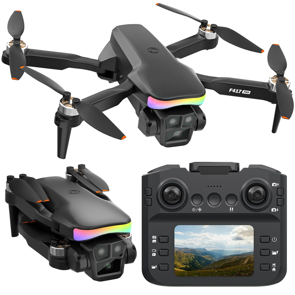Fakjank F417PRO Drone with Camera 1080P for Adults Kids, Beginner Drone with Screen, Adult