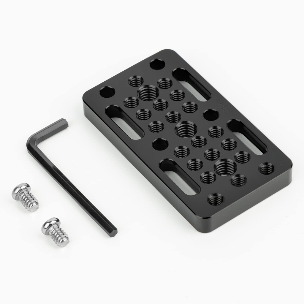 SMALLRIG Cheese Plate with 1/4 and 3/8 Threads for DSLR Camera Rig - 1598