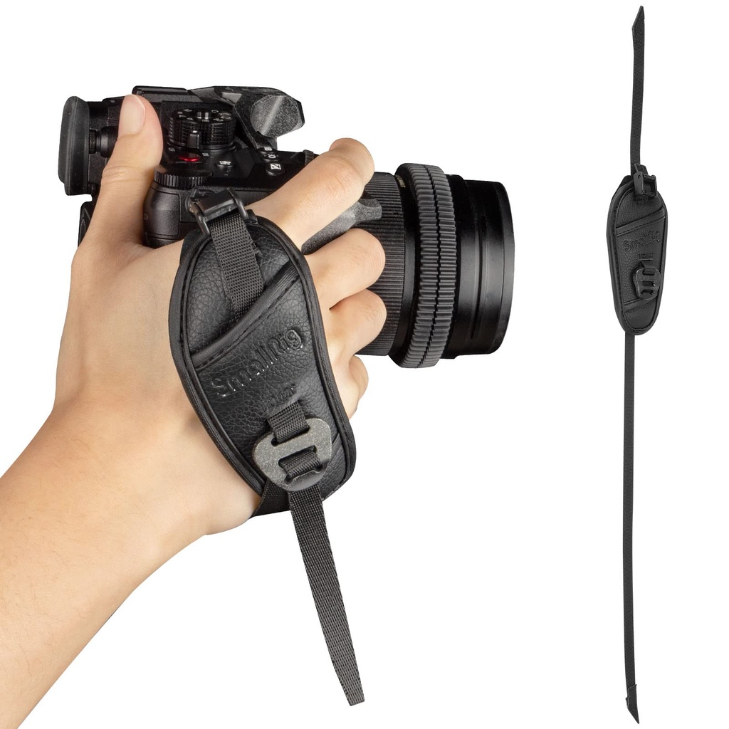 SMALLRIG Camera Cage Wrist Strap, Hand Strap with Quick Adjustable and Detachable Design Se
