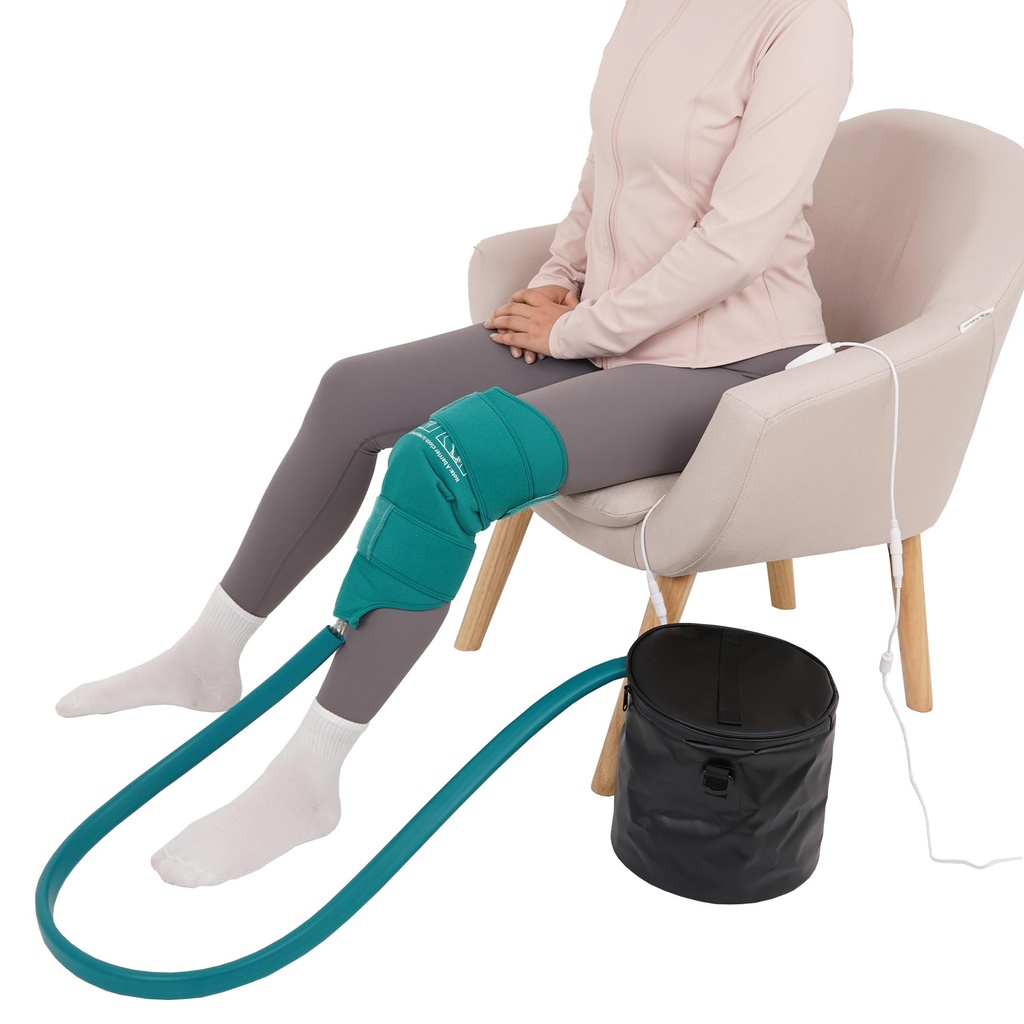 EVERCRYO Cryo Cuff Knee Cryo Cooler Cold Compress Kit Cold Therapy Machine Pump Ice Cryothe