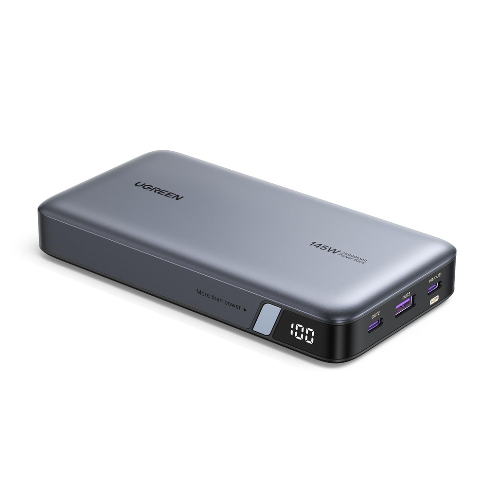 UGREEN Nexode 140W 25000mAh Power Bank 3-Port USB C Portable Charger