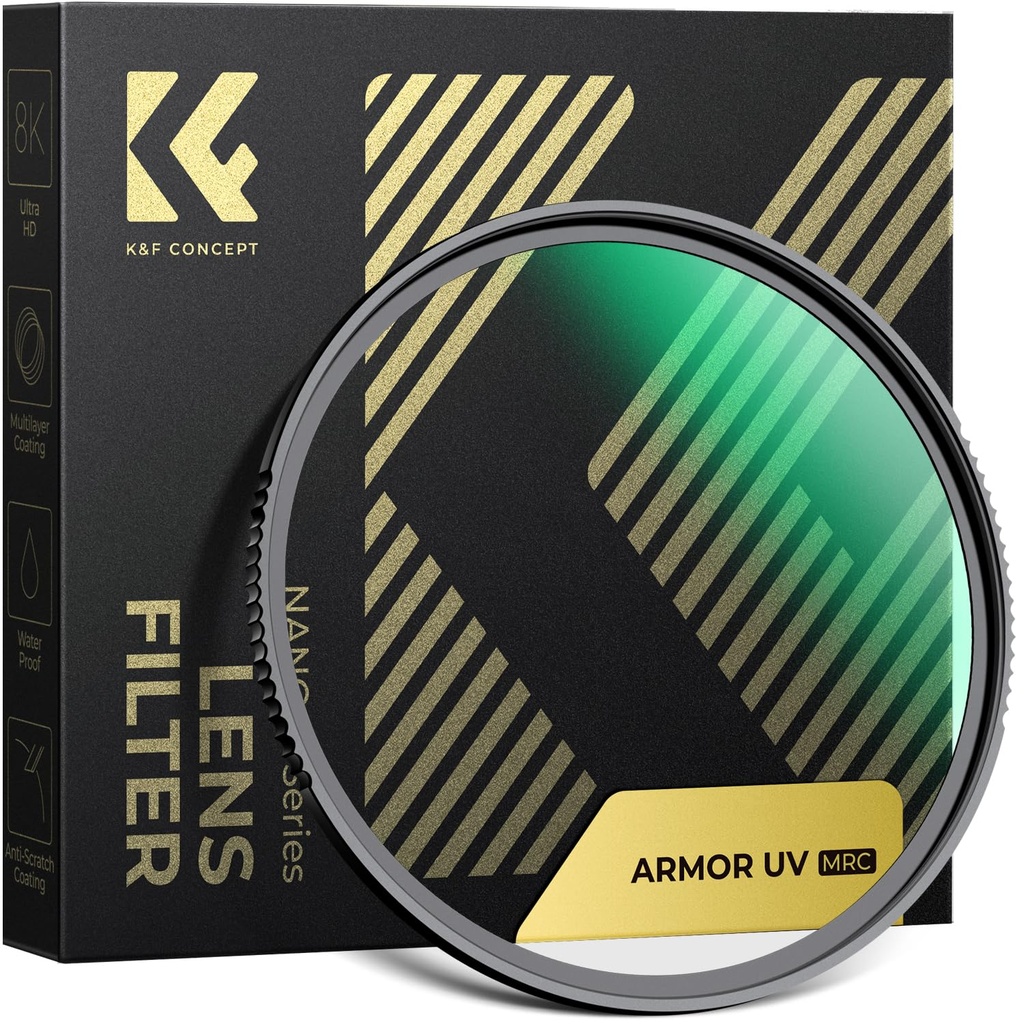 K&F CONCEPT 95mm UV Filter Armor UV Protection Strong Impact Resistance