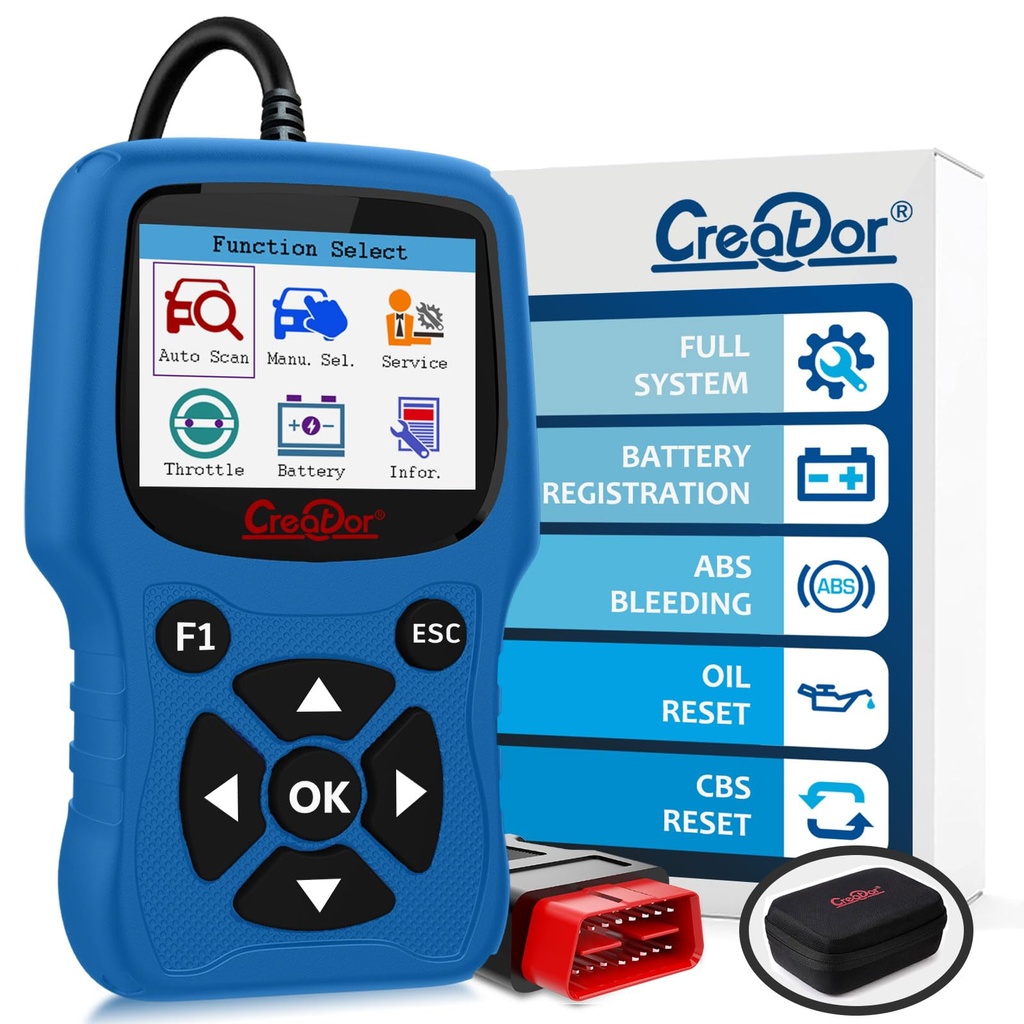 Creator C420 OBD2 Code Reader Fit for BMW Mini EPB ABS SRS DPF Oil Reset Multi System Scan