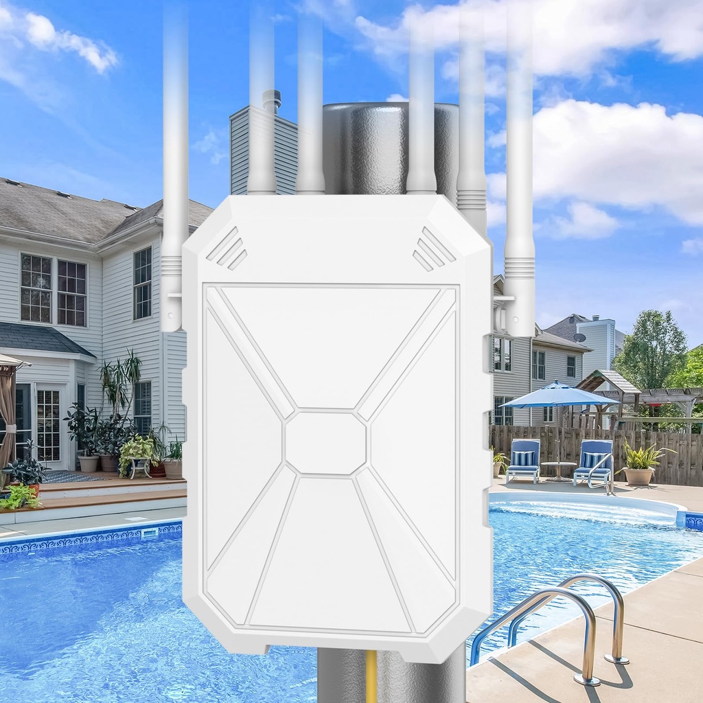 AC1200 Outdoor WiFi Extender, 5GHz and 2.4GHz Outdoor WiFi Wireless Access Point 